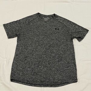 Medium, Black/Grey/White, Dri-Fit shirt, Under Armour